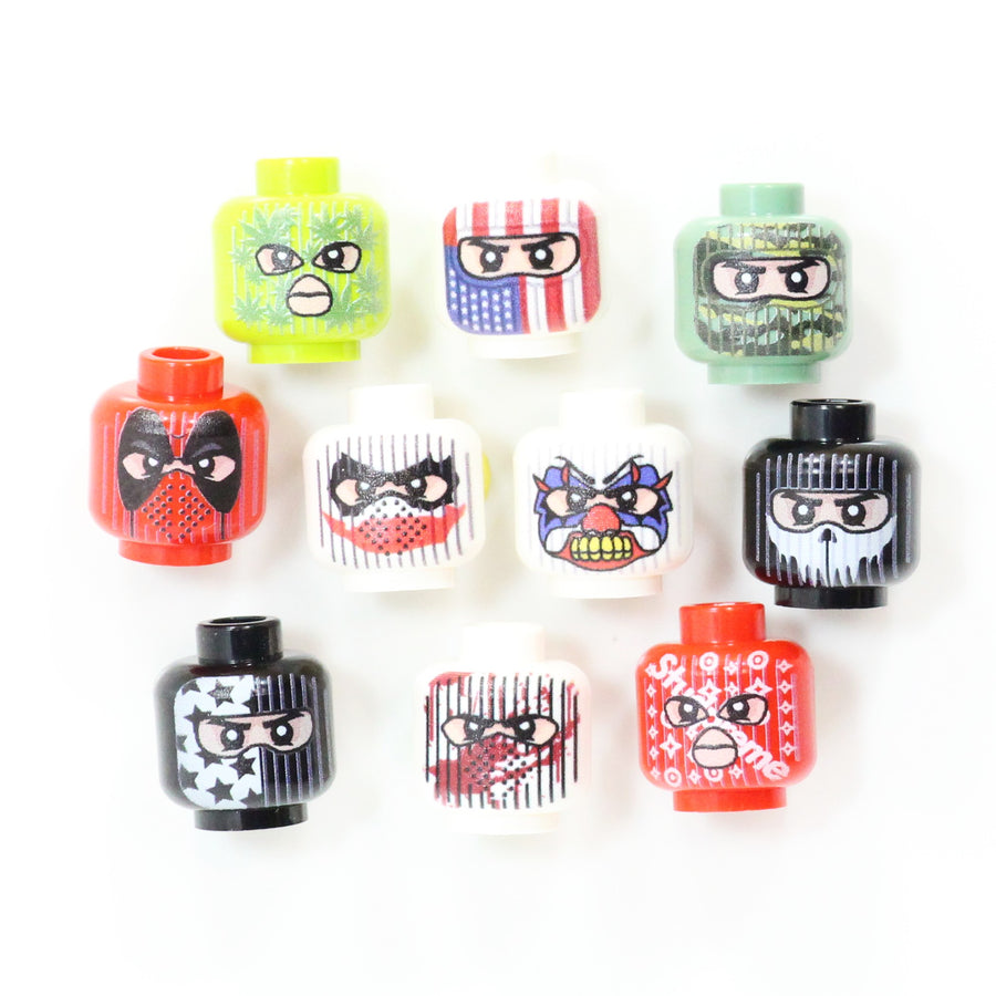Ski Mask Head Pack – custom LEGO-compatible minifigure item by BrickTactical