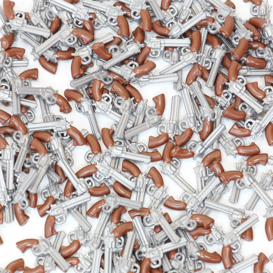 Overmolded Revolver – custom LEGO-compatible minifigure item by BrickTactical, alternate view