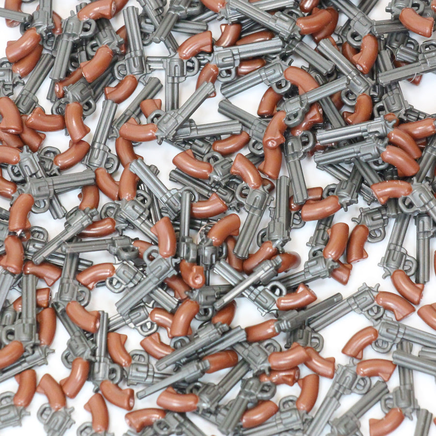 Overmolded Revolver – custom LEGO-compatible minifigure item by BrickTactical, alternate view