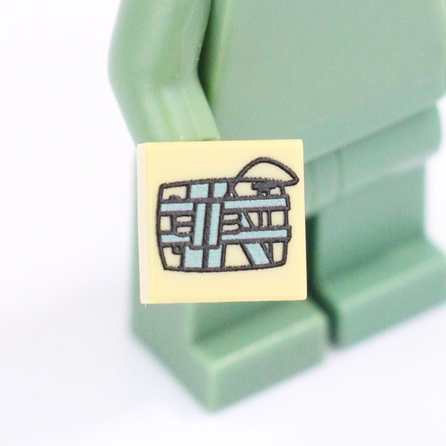 C4 Tile – custom LEGO-compatible minifigure item by BrickTactical, view 2