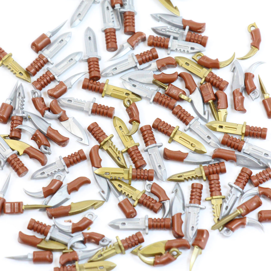 Overmolded Blade Pack – custom LEGO-compatible minifigure item by BrickTactical, alternate view