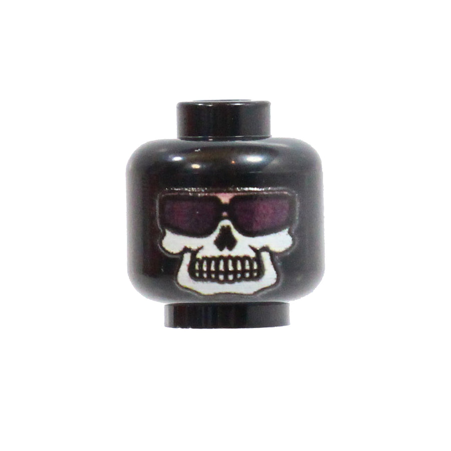 Skeleton Mask Head – custom LEGO-compatible minifigure item by BrickTactical