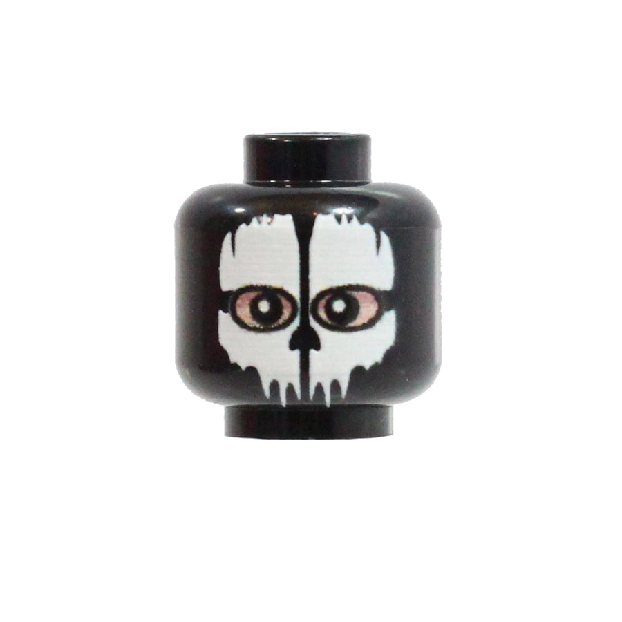 Ghost Mask Head – custom LEGO-compatible minifigure item by BrickTactical