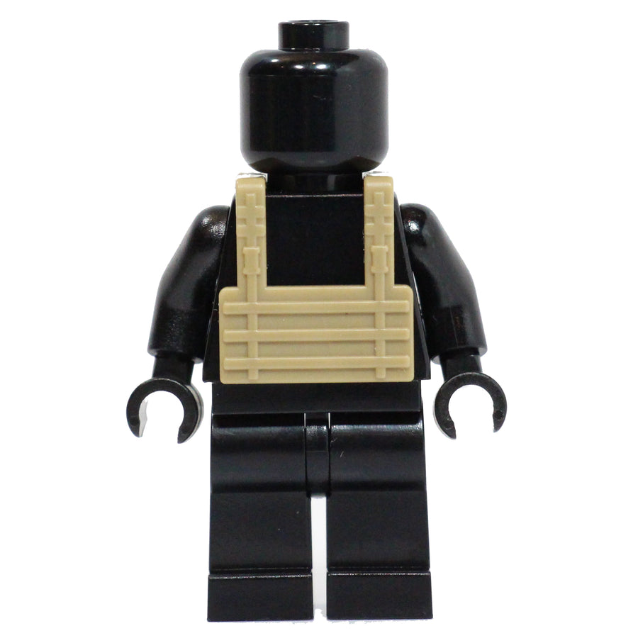 BrickTactical Custom LEGO Blank Tactical Vest Dark Tan