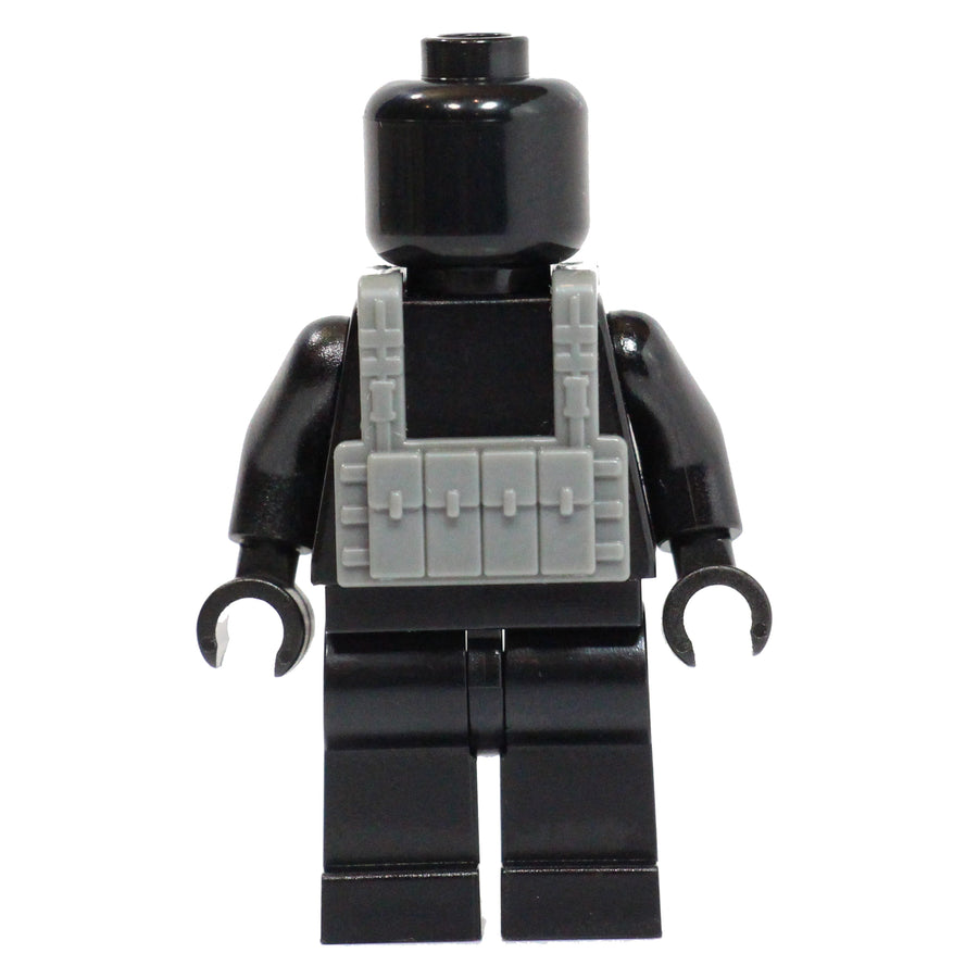 BrickTactical Custom LEGO AR Pouch Tactical Vest Dark Bluish Grey