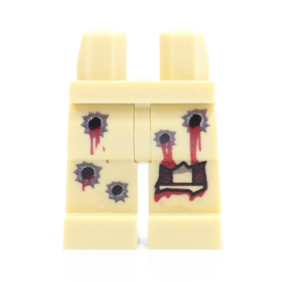 Bullet Hole Zombie Legs – custom LEGO-compatible minifigure item by BrickTactical