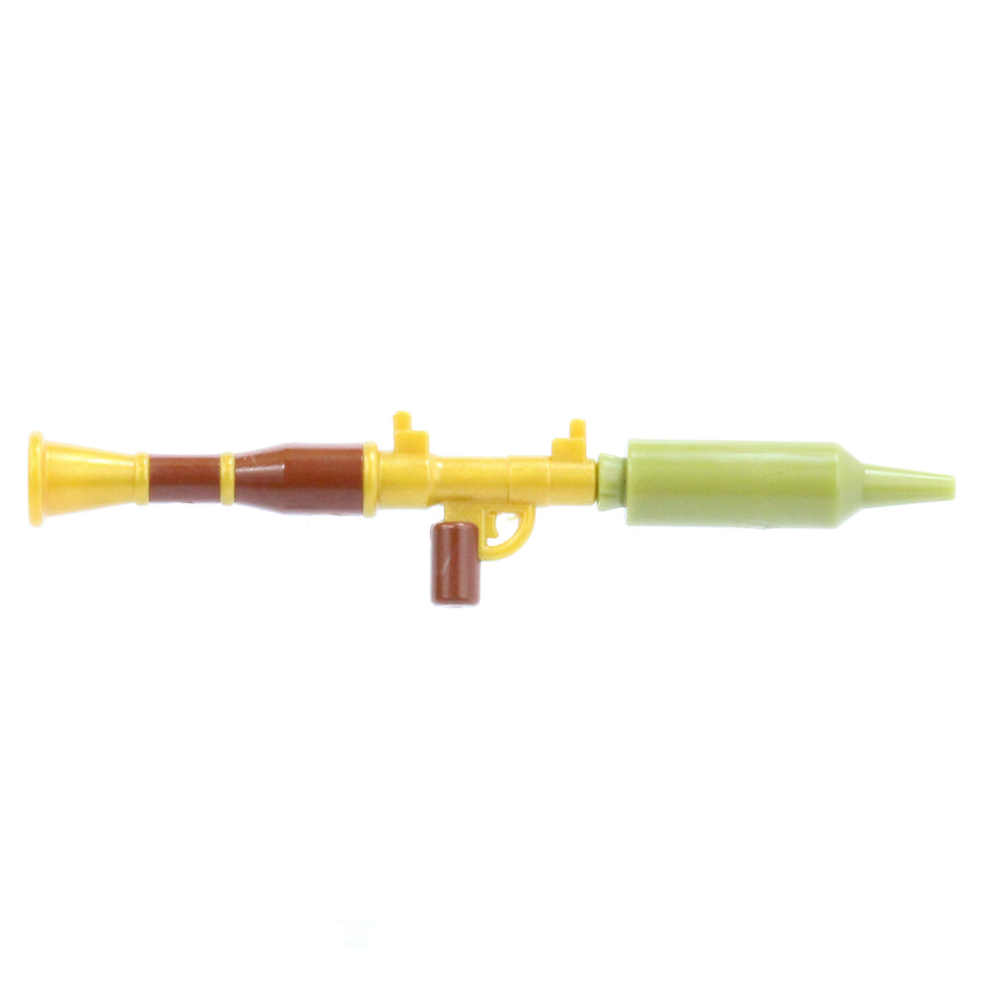 Overmolded RPG-7 Rocket Launcher – custom LEGO-compatible minifigure item by BrickTactical, alternate view
