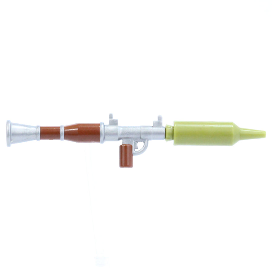 Overmolded RPG-7 Rocket Launcher – custom LEGO-compatible minifigure item by BrickTactical, alternate view