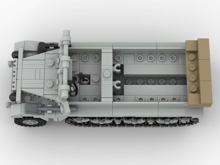 SDKFZ 10 German Halftrack – custom LEGO-compatible minifigure item by BrickTactical, alternate view