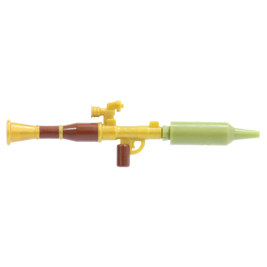 Overmolded Scoped RPG-7 Rocket Launcher – custom LEGO-compatible minifigure item by BrickTactical, alternate view