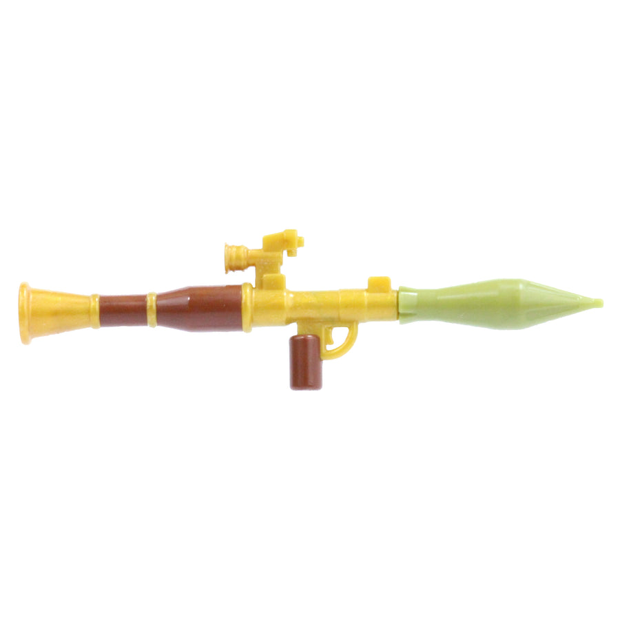 Overmolded Scoped RPG-7 Rocket Launcher – custom LEGO-compatible minifigure item by BrickTactical, alternate view