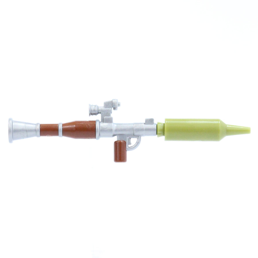 Overmolded Scoped RPG-7 Rocket Launcher – custom LEGO-compatible minifigure item by BrickTactical, alternate view