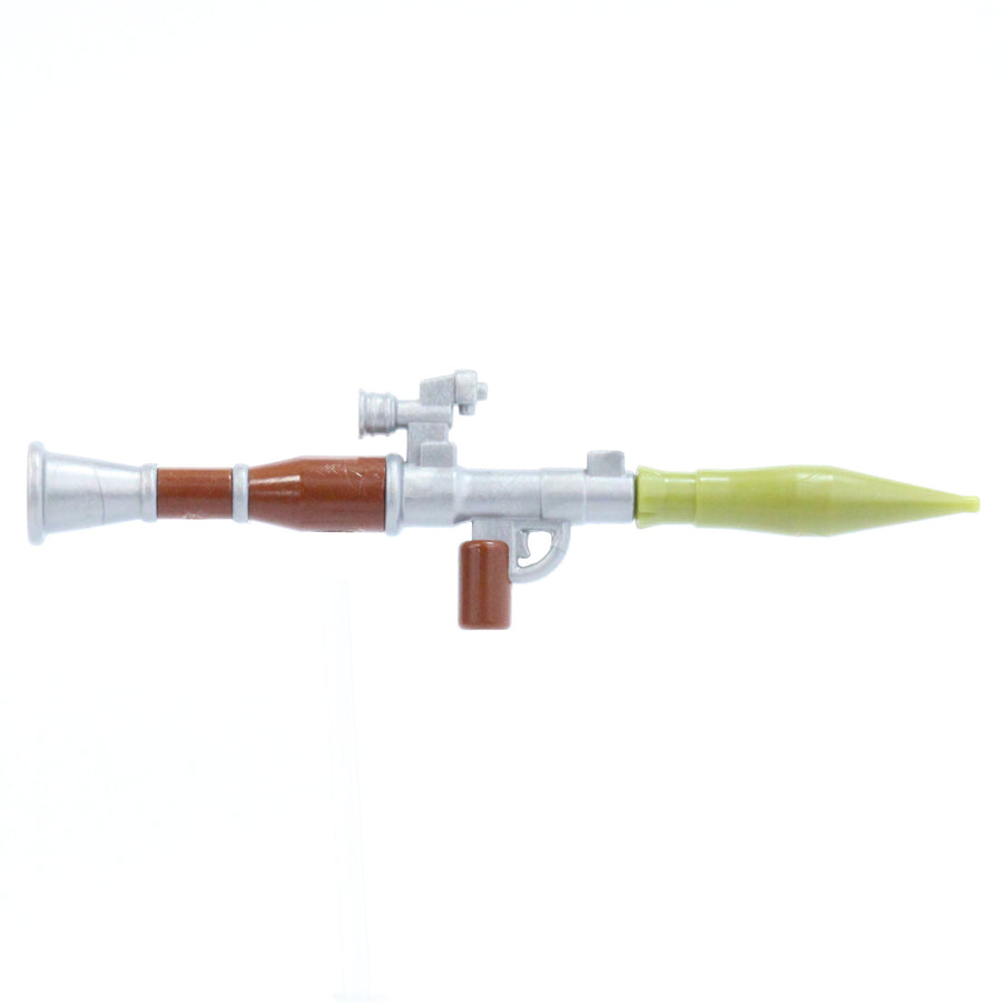 Overmolded Scoped RPG-7 Rocket Launcher – custom LEGO-compatible minifigure item by BrickTactical, alternate view