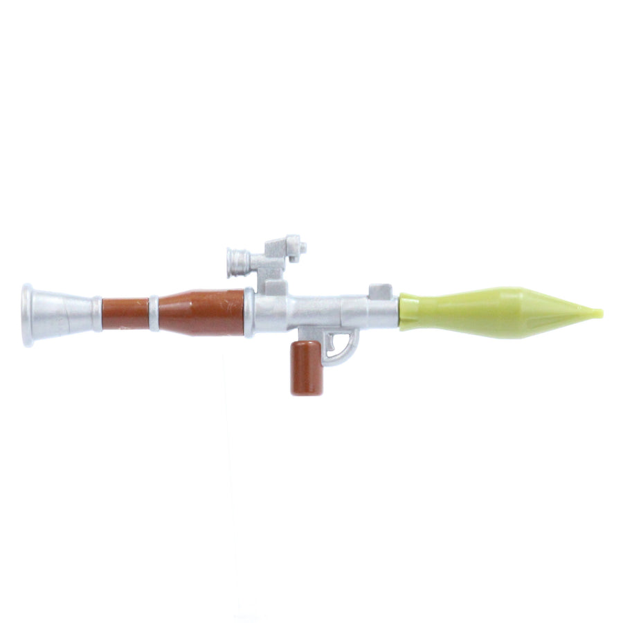 Overmolded Scoped RPG-7 Rocket Launcher – custom LEGO-compatible minifigure item by BrickTactical, alternate view