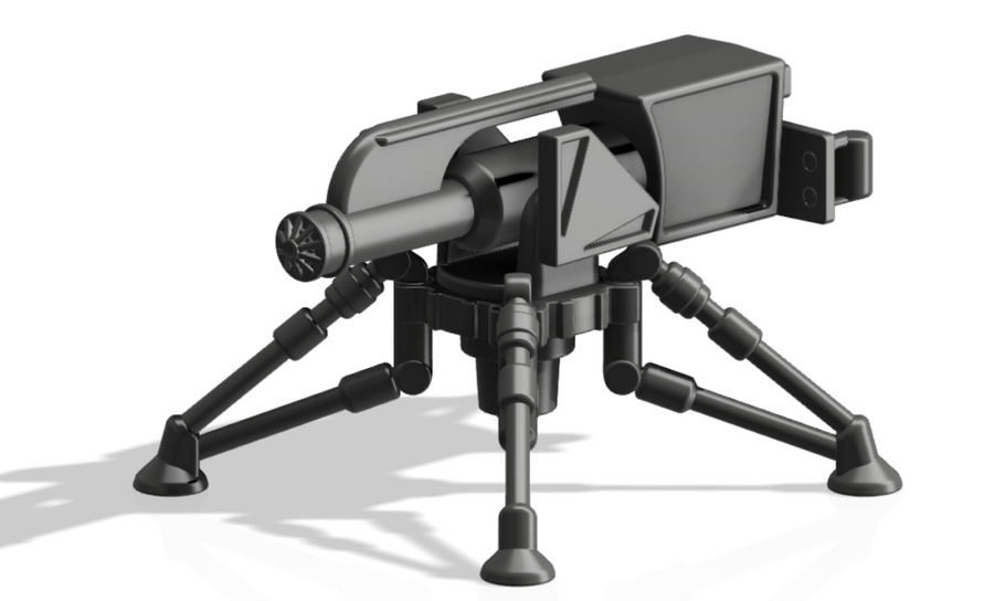 Sentry Blaster – custom LEGO-compatible minifigure item by BrickTactical, alternate view
