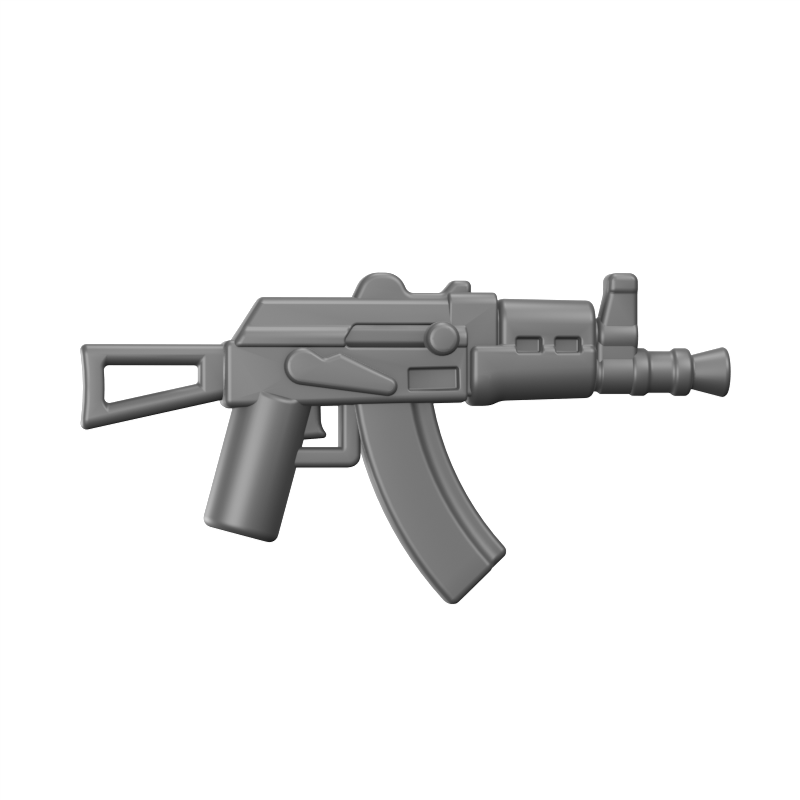 BT74u Rifle – custom LEGO-compatible minifigure item by BrickTactical, alternate view