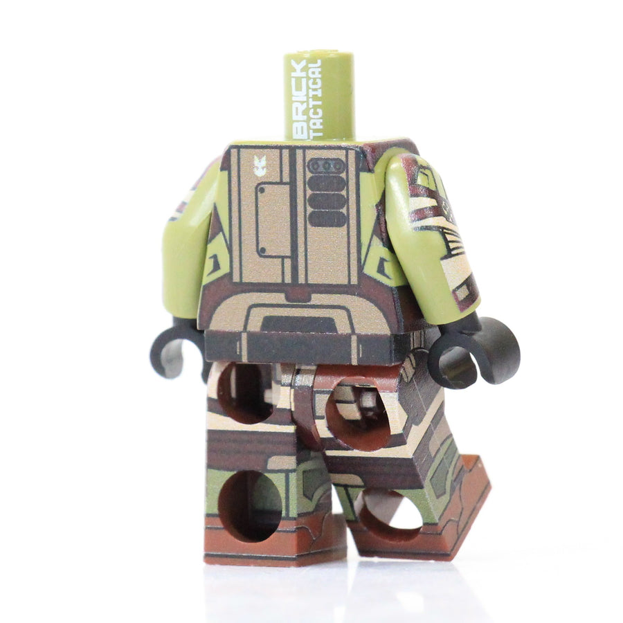 Earth Defense Force Marine V2 – custom LEGO-compatible minifigure item by BrickTactical, alternate view
