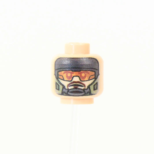 Marine Head Orange Goggles