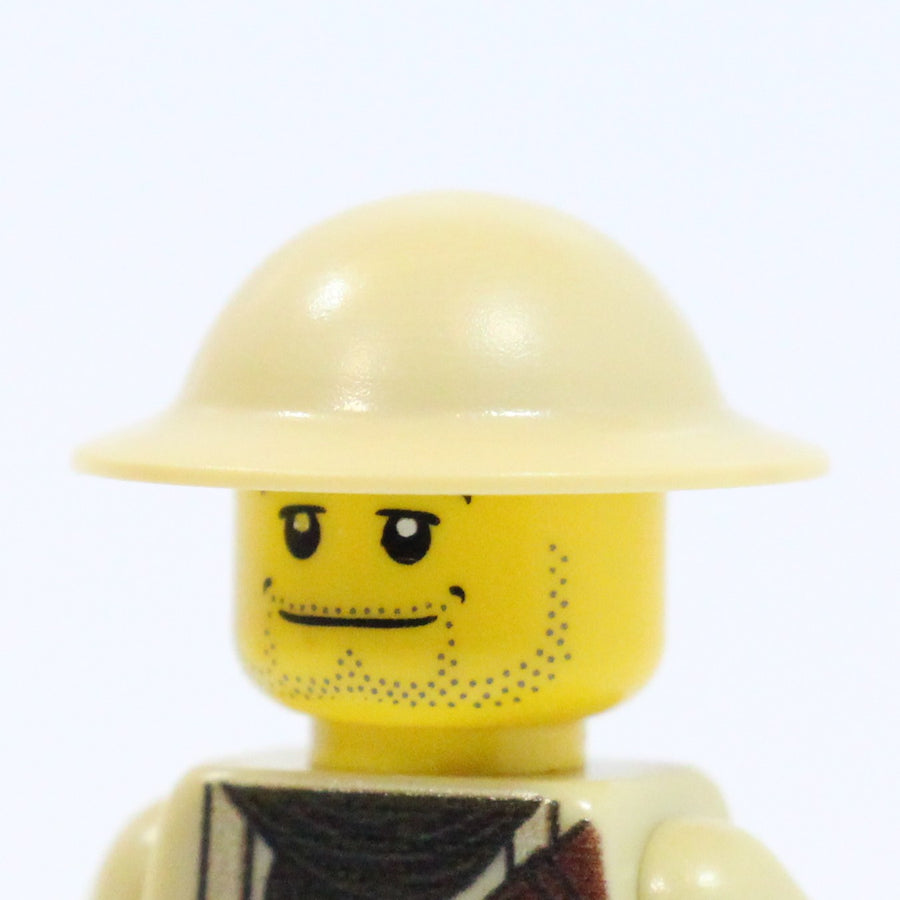 Brodie Helmet – custom LEGO-compatible minifigure item by BrickTactical, alternate view