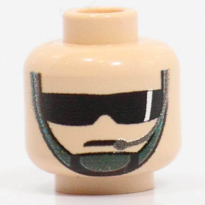 Military Head – custom LEGO-compatible minifigure item by BrickTactical
