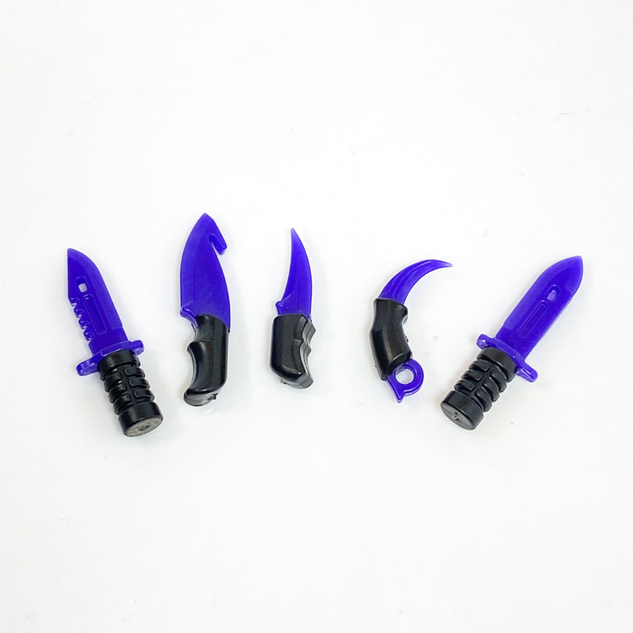 Overmolded Blade Pack – custom LEGO-compatible minifigure item by BrickTactical, alternate view
